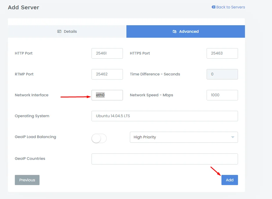 Add Load Balancer_advance_field